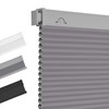 Allesin Zen No Drill Blinds for Windows Blackout Cordless Cellular