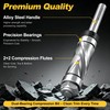 REKCKRUL Pattern Flush Trim Router Bit, 1/4" Shank Top &