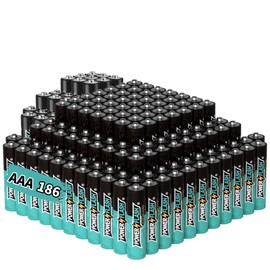 POWER FLASH Alkaline AAA186 Batteries 1.5V Long Lasting Batteries are Ideal for use in high tech Devices, Clocks, remotes, and Other Household Devices.