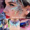 Glitter Gel, Glitter Liquid Eyeshadow Body Lotion, Chunky Glitter Gel,