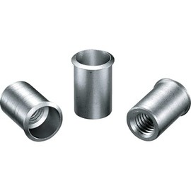 LOBTEX Blind Nut "Nut" (Thin Head, Stainless Steel) Eco Pack Plate Thickness: 0.5 M5 x 0.8 (10 Pieces)