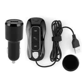 BC56 Wireless Car Bluetooth FM Transmitter Handsfree Audio Receiver Auto MP3 PlayerBlack