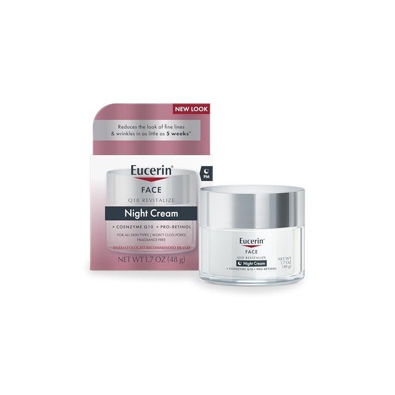 Eucerin, Crema antiarrugas de noche con CoQ10 y pro retinol,