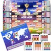 2026 World Soccer Tournament Extra Large Schedule Poster Set (43"