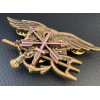 USN US NAVY Seals Seal Antique Trident SF Special Forces