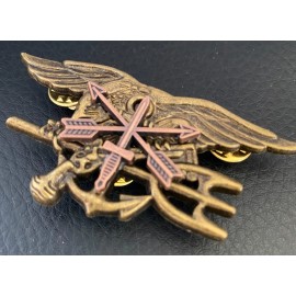 USN US NAVY Seals Seal Antique Trident SF Special Forces CUSTOM PIN