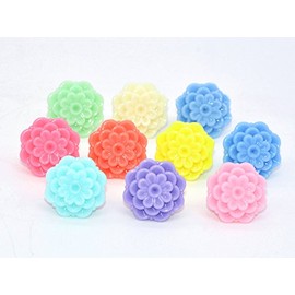 10 Pcs Creative Office Decorative Thumbtacks Mushroom Pushpins for Home Office Cork Board Photo Wall (Little Daisy)