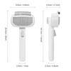 2-in-1 Adjustable Dog & Cat Brush - Deshedding Comb with