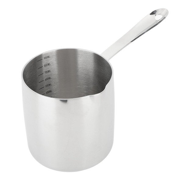 Pote Calentador de Mantequilla de Leche de Acero Inoxidable 304,Largo