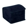 Noble Luxurious Suede Ring Jewellery Box with Matching Two Piece