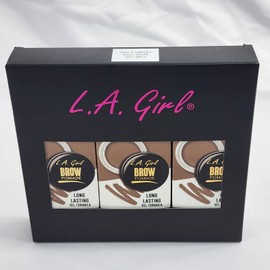 L.A. Girl LA Girl Brow Pomade GBP362 Taupe Brown 0.11 oz Lot Of 3 New Makeup Smudge Proof