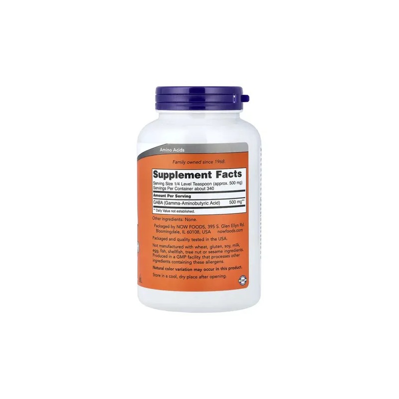 GABA en Polvo Pure GABA Powder, 6 oz (170 g)
