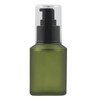 60ml/2OZ Refillable Glass Pump Bottle Frosted Green Cosmetic Makeup Emulsion