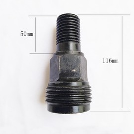 Diamond Core Drill Bit Shaft Adapter Converter Male 1-1/4"-7 UNC and Female 1/2" BSP (Type C)