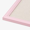 Navaris Framed Linen Bulletin Board - 17 x 23 inches