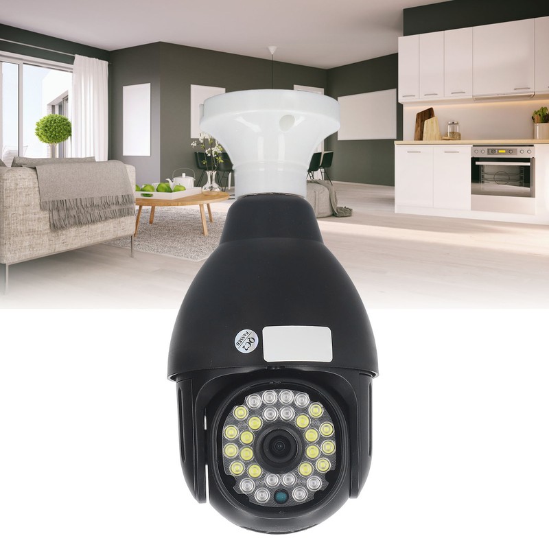 2MP HD E27 Bulb Camera Wireless WIFI 1920x1080 Night Vision