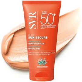 SVR Sun Secure Blur SPF50 Protector Solar Facial con Acabado Mate  Muy Alta Protección UVA, UVB, Luz Visible e Infrarroja  Efecto Primer y Base de