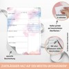 TOBJA Weekly Planner, Wipe-Clean, Sticks to All Smooth Surfaces, Removable,