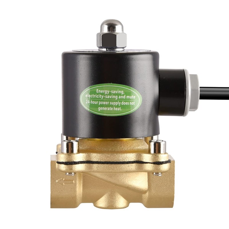 Heschen Brass Solenoid Valve 2W-160-15 Direct Acting 110 VAC PT1/2