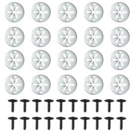 Pack of 40 Clamping Discs Heat Protection Plate Repair Kit for Car, Clamping Discs Heat Protection Plate, Safety Discs, Heat Shield Protective Plates Repair Kit, for Various Cars