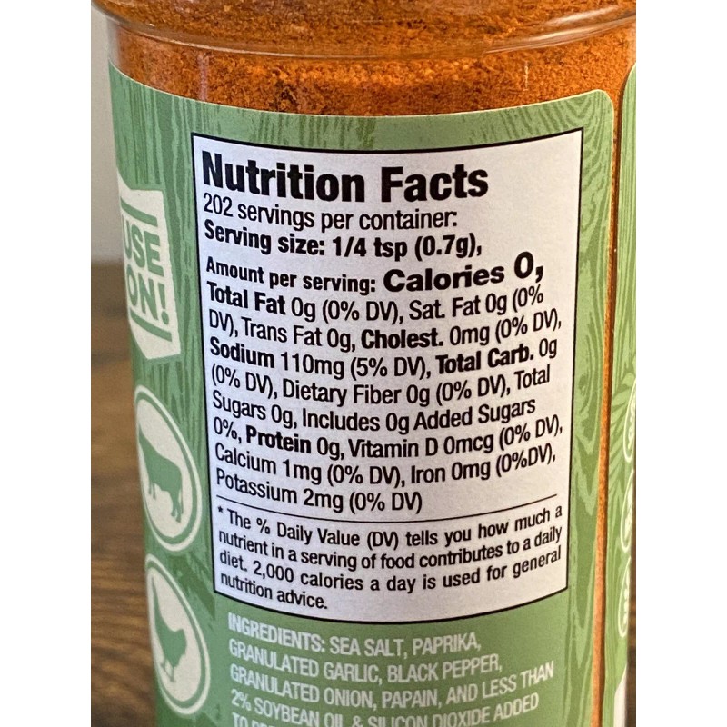 Buc-ee's Bucees Texas Round Up Fajita Seasoning 5 Oz Shaker