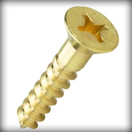 New Pack of 250 Pcs #9 x 1-1/4" inch Flat Head Countersink Solid Brass Wood Machine Screws Kit Phillips-Drive Set Warranity by Pr-Merchant