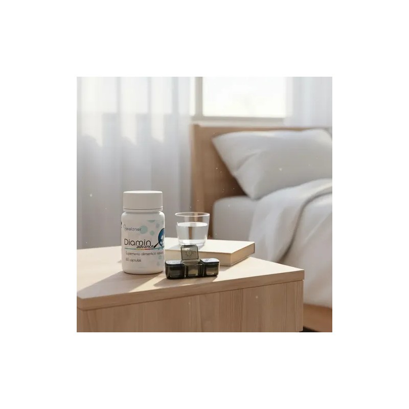 Diamin Advance | Suplemento | Pastillero | 60 Caps (1pza)