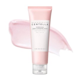 SKIN1004 Poremizing Deep Cleansing Foam, 4.23 Fl.oz, 125ml, Makeup Remover, Korean Face Cleanser with Himalayan Pink Saltnet weight: 125ml, color: Gold