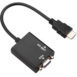 HDMI to VGA Converter with Analog Stereo Audio