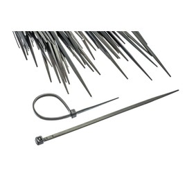 SE 4” Black Cable Ties with 18-lb. Tensile Strength (100 Count) - CT4B