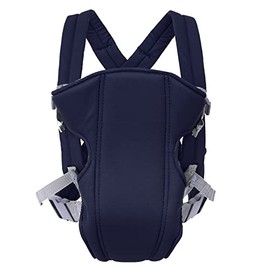 Baby Sling Baby Sling Backpack Breathable Sling Seat for Front and Rear for Weight Under 15 kg (Navy Blue)