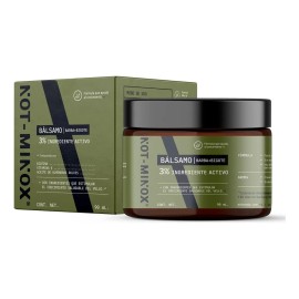 Balsamo Para Crecimiento De Barba Media O Con Huecos Y Bigote, 3% Ingrediente Activo, Reforzado Con Biotina, Vitamina E, Aceite De Almendras Dulces, Not-minox, 90 Ml