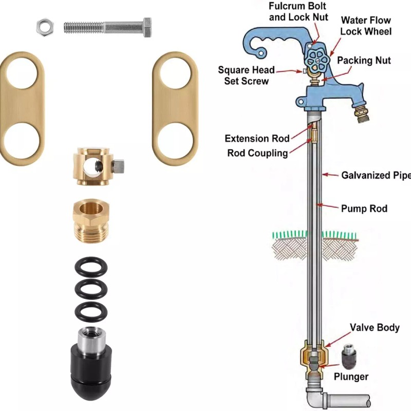 For Simmons 850 SB Yard Water Hydrant Repair Kit and