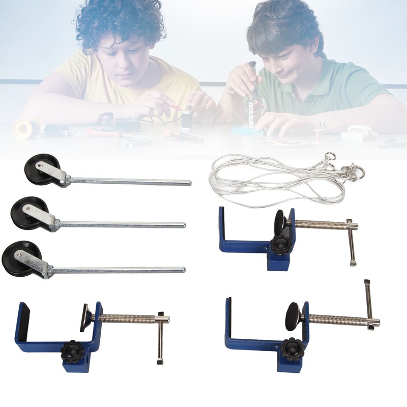 Table Mounting Clamp Reinforced Metal Plastic Pulley Multi Purpose Metal