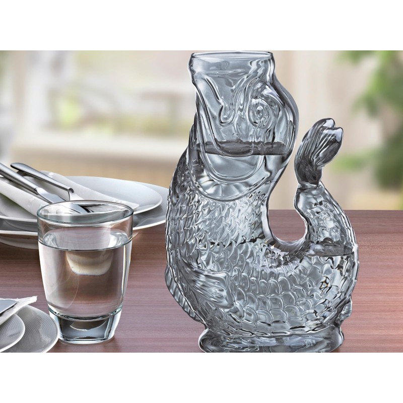Cilio Nemo Water Carafe Grey 10 x 15.5 x 23