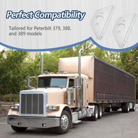 Windshield Wiper Repair Kit Stainless Steel Mounting Brackets Compatible for Peterbilt 379 388 389 – 2 PCS