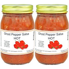 Amish Salsa - 2-16 Oz Jars (Ghost Pepper Hot)