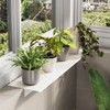 Window Sill Extender Plate, 15.8inch Carbon Steel Storage Shelf, Window
