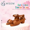 SWDZM Scarpe da Ballo Latino Americano Bambina Standard Salsa Ballroom