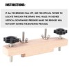 Guitar Bridge Clamp Maple Luthier Maintenance Tools Install Repair Replace