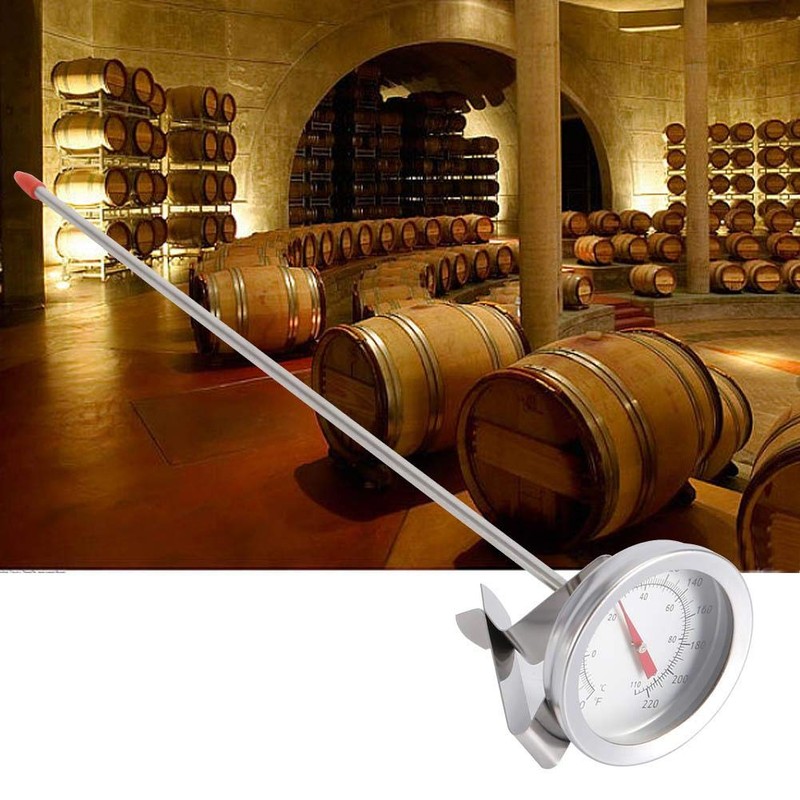 Homebrew Kettle Thermometer, termómetro con clip en el dial, termómetros