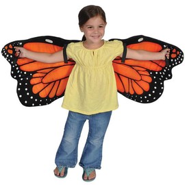 Rhode Island Novelty Kids Monarch Butterfly Plush Wings One Per Order