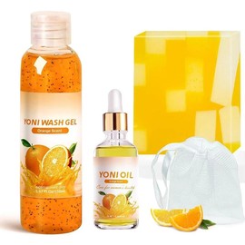 3 PCS Yoni Wash Yoni Oil Yoni Soap Bar, Feminine Wash Yoni Oil for Women pH Balance, Natural Yoni Bar Soap  Moisturizing Body Wash Deodorants - Scent: Peach