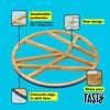 Tasty 678726 Wooden Coaster Round Design Coaster, Wood, 20 x