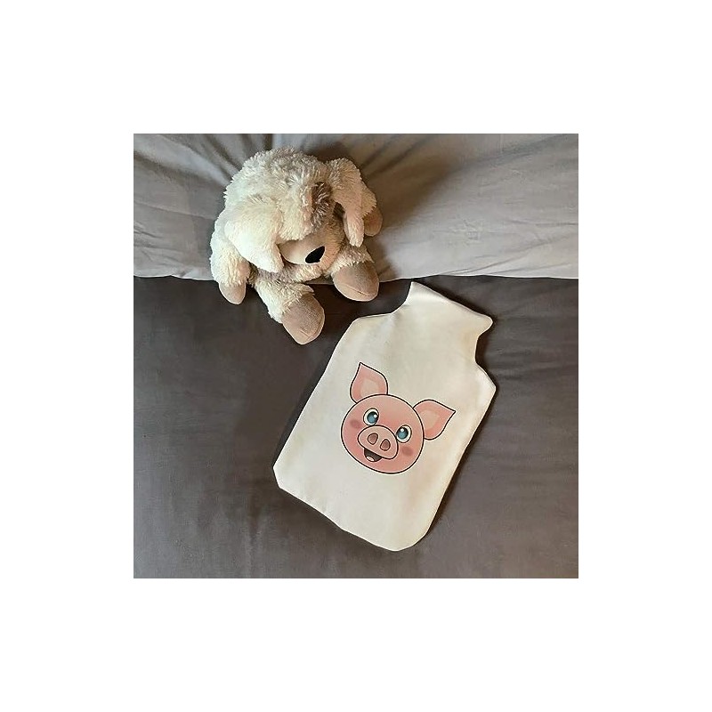 'Happy Pig Face' Hot Water Bottle Cover (HW00030281)