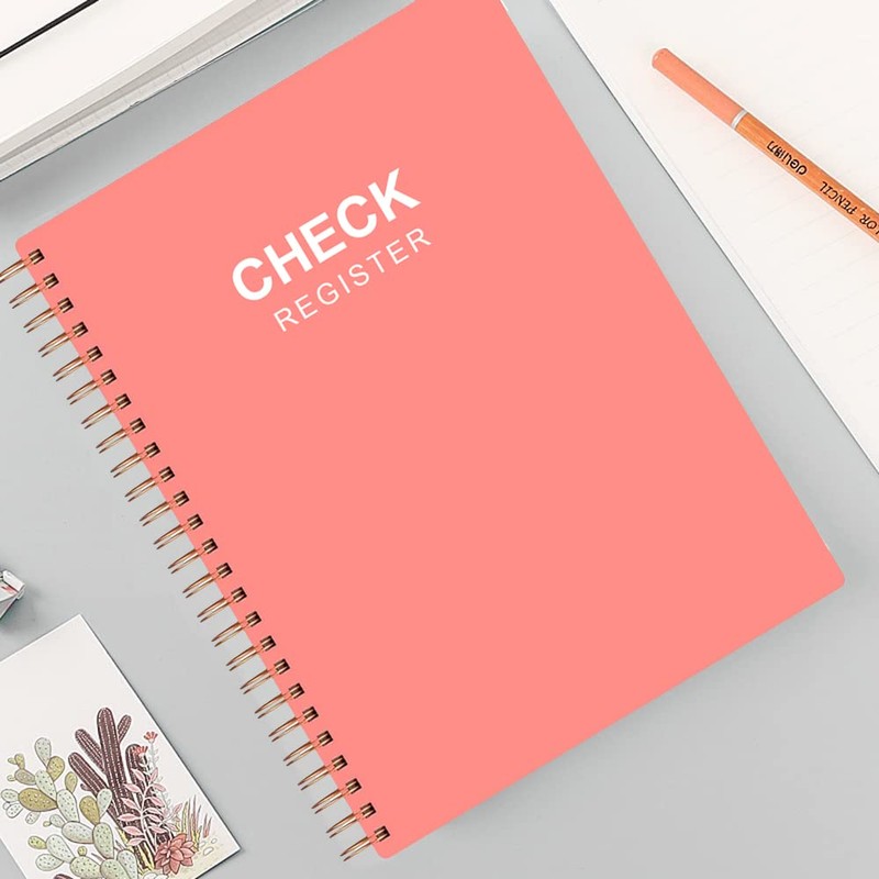 Check Register – A5 Check Book Register Books with Check