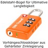 OW-Travel Combination Lock 3 Digit with Open Alert Display Suitcase