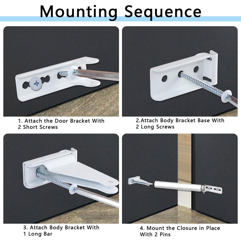 Reinforced Storm Door Closer Bracket – Compatible with Andersen, Emco,