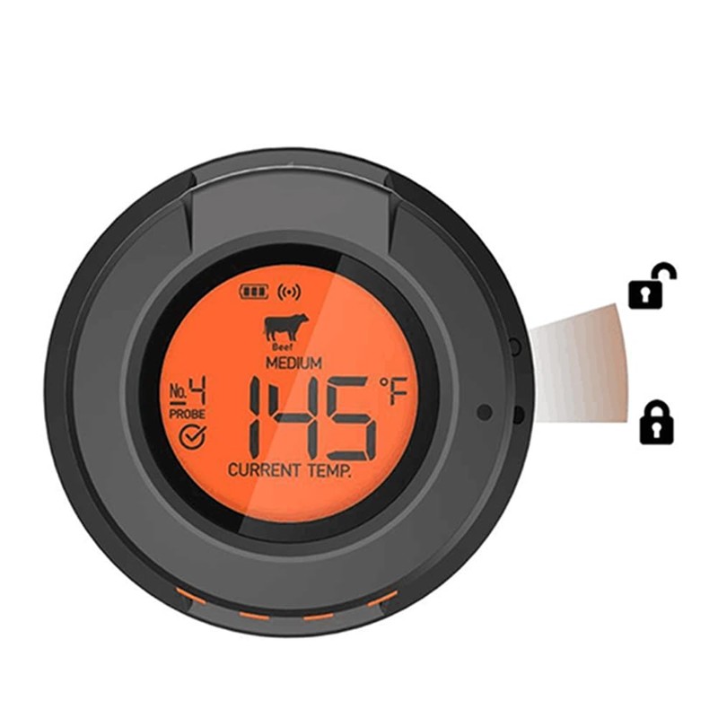 Wireless Meat Thermometer with 2 Probes, 164FT BT4.2 APP Control