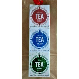 Tea Land 3 packs 45 total tea bag 15 English, 15 Earl Grey, 15 Jasmin